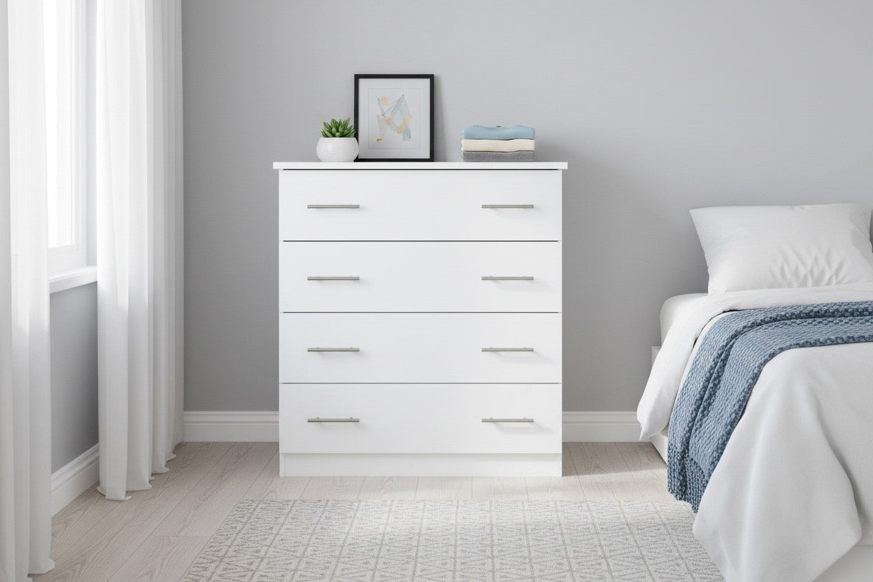 4-Drawer Pedestal