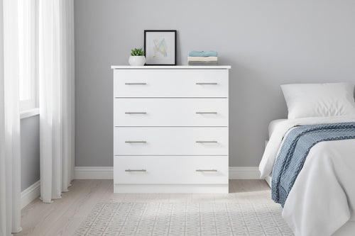4-Drawer Pedestal