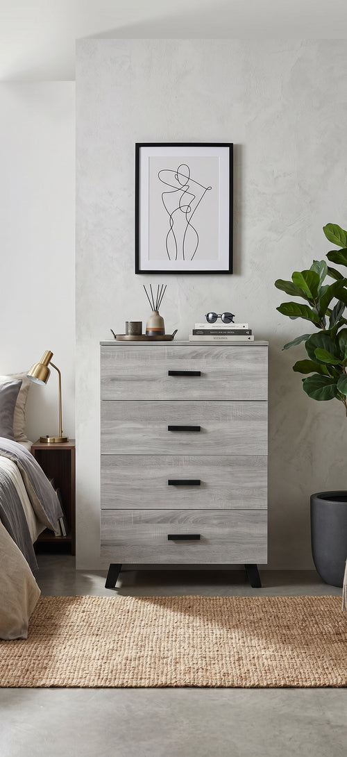 Harlow 4-Drawer Chest (ASSEMBLY REQUIRED)