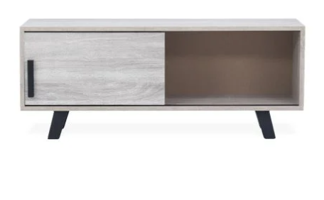 MINI TV STAND WITH SLIDING DOOR (ASSEMBLY REQUIRED)