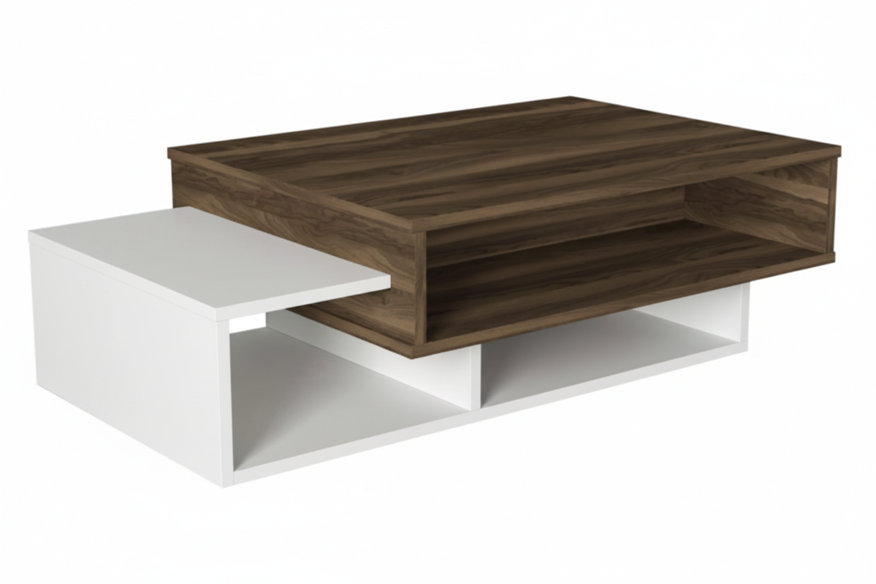 Two-Tone Storage Coffee Table studio shot